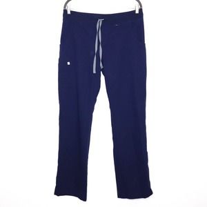 FIGS Kade Cargo Scrub Pants Straight Navy MT